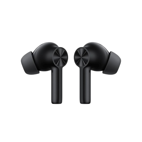 OnePlus Buds Z2 earbuds in use during a workout, highlighting their water-resistant design and comfortable fit.